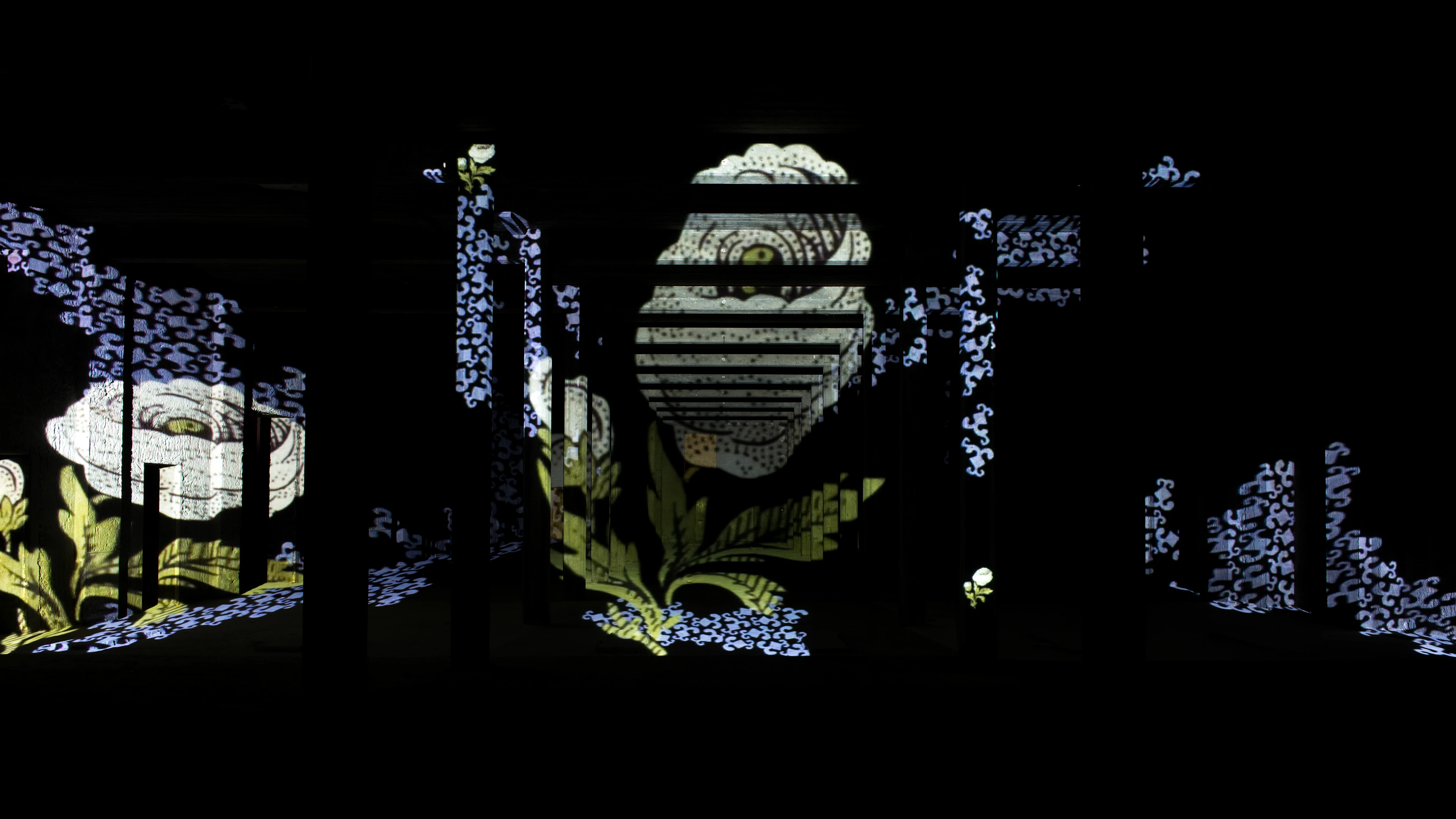 Basilika audiovisual projection scene